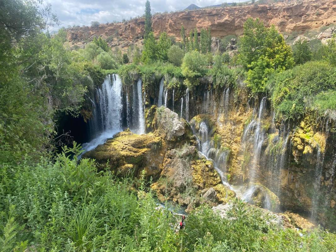 Konya Yerköprü Şelalesi yine doldu taştı 9